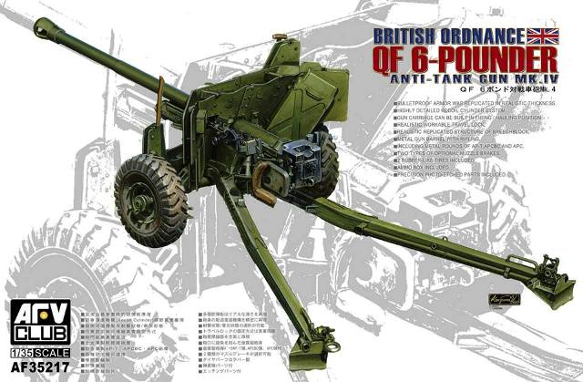 Afv Club - British Mk.4 6pdr Anti-tank Gun Afv Club - British Mk.4 6pdr Anti-tank Gun